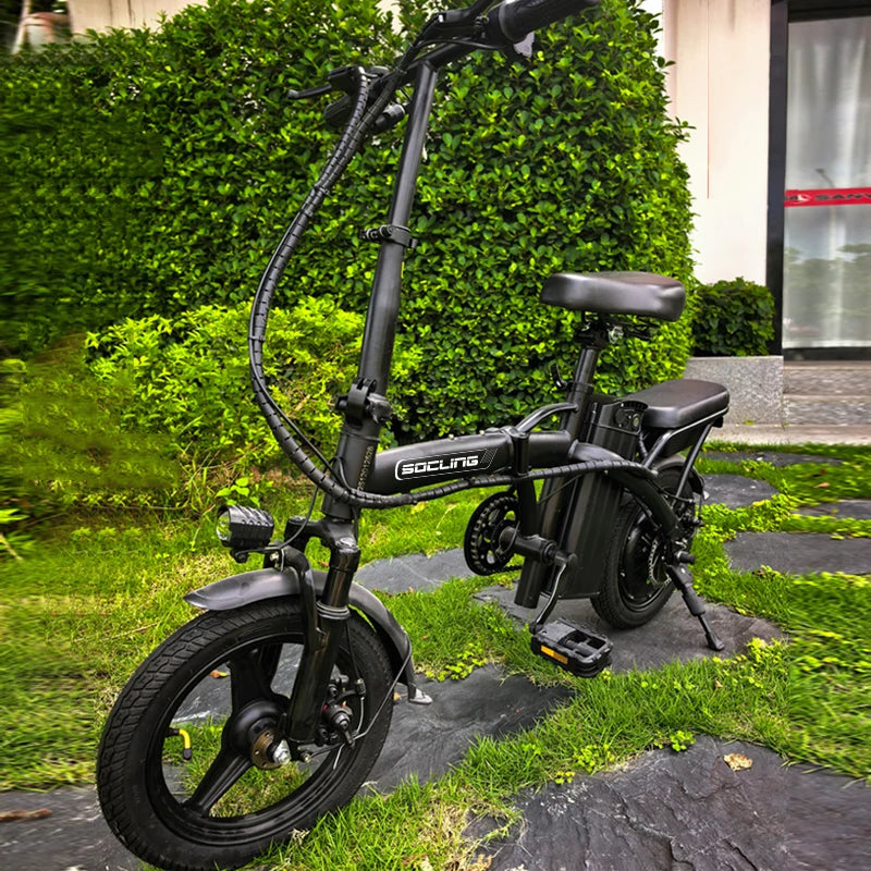 Foldable Electric Commuter Bike With 500W Motor And Detachable Battery
