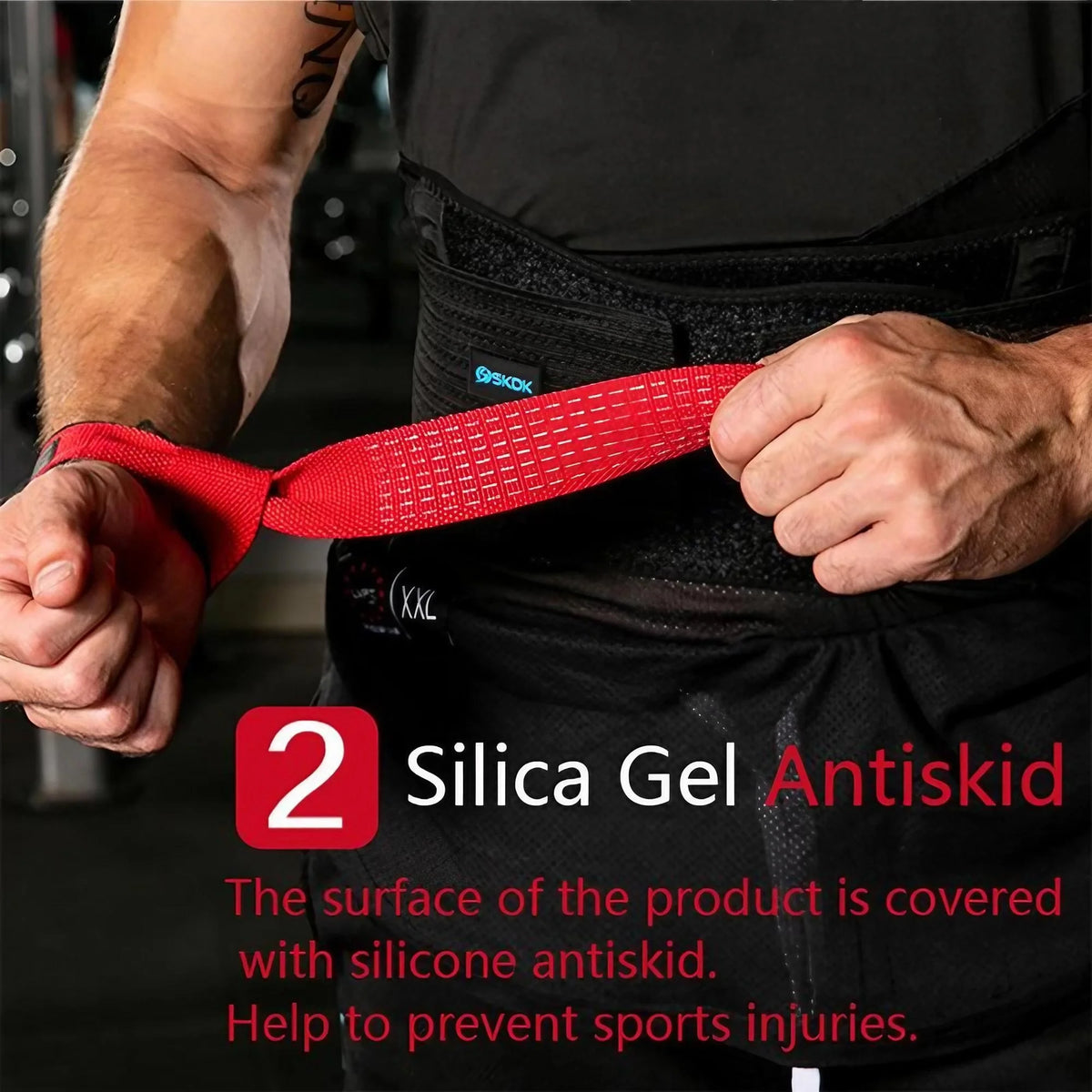 Heavy Duty Padded Wrist Lifting Straps for Weightlifting and Powerlifting