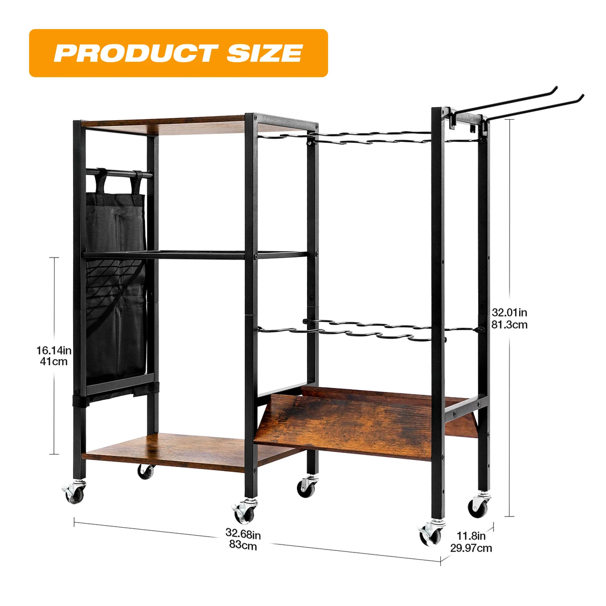 Fishing Rod Holder Storage Rack And Tackle Cabinet Organizer