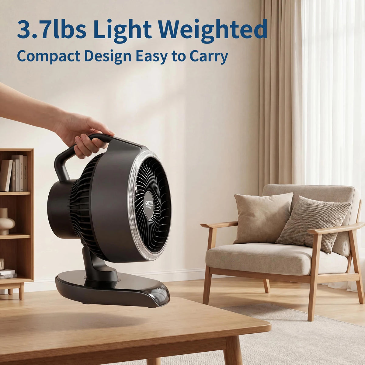 HiMISS Portable Camping Fan 20000mAh Rechargeable With Remote