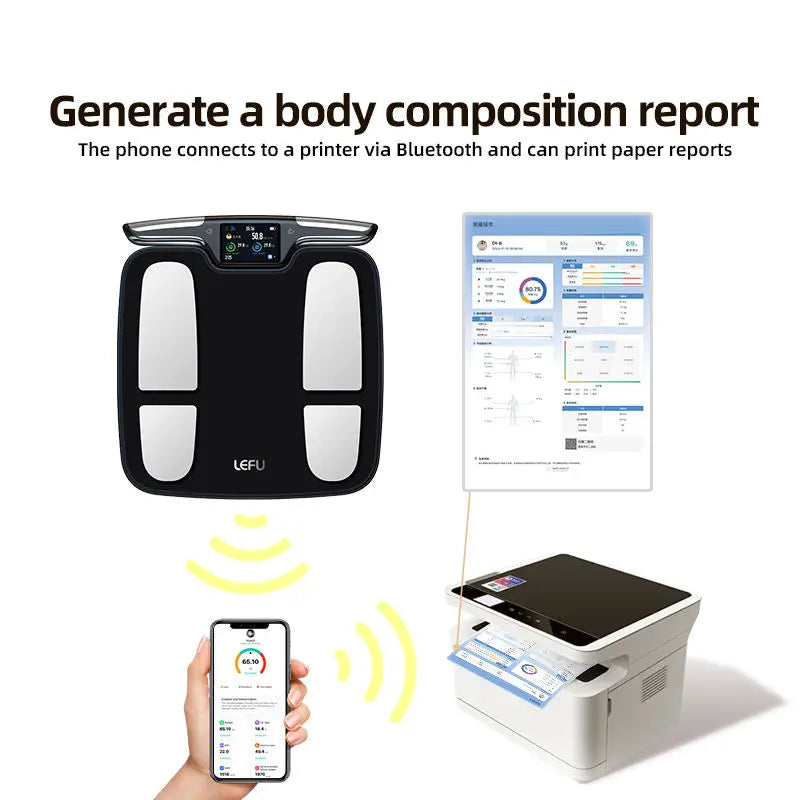 Smart Body Composition Scale With Hand And Foot Electrodes