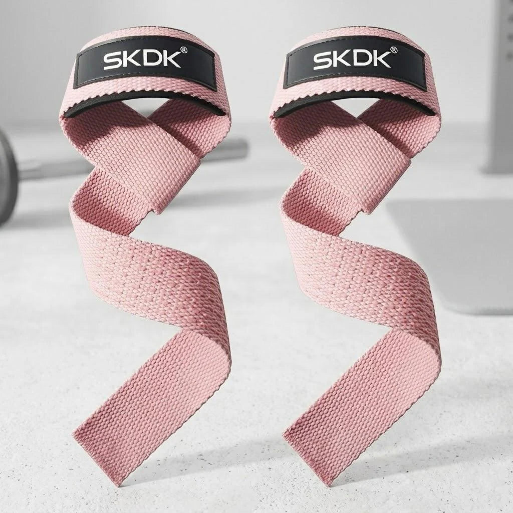 Heavy Duty Padded Wrist Lifting Straps for Weightlifting and Powerlifting