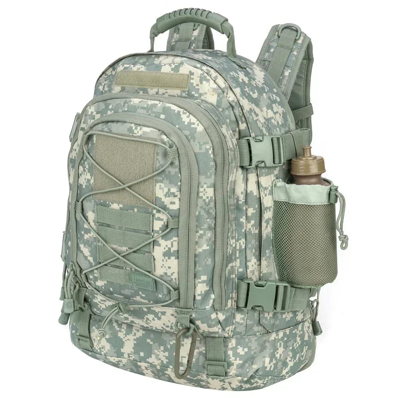 LQARMY Military Tactical MOLLE Backpack for Outdoor Hiking