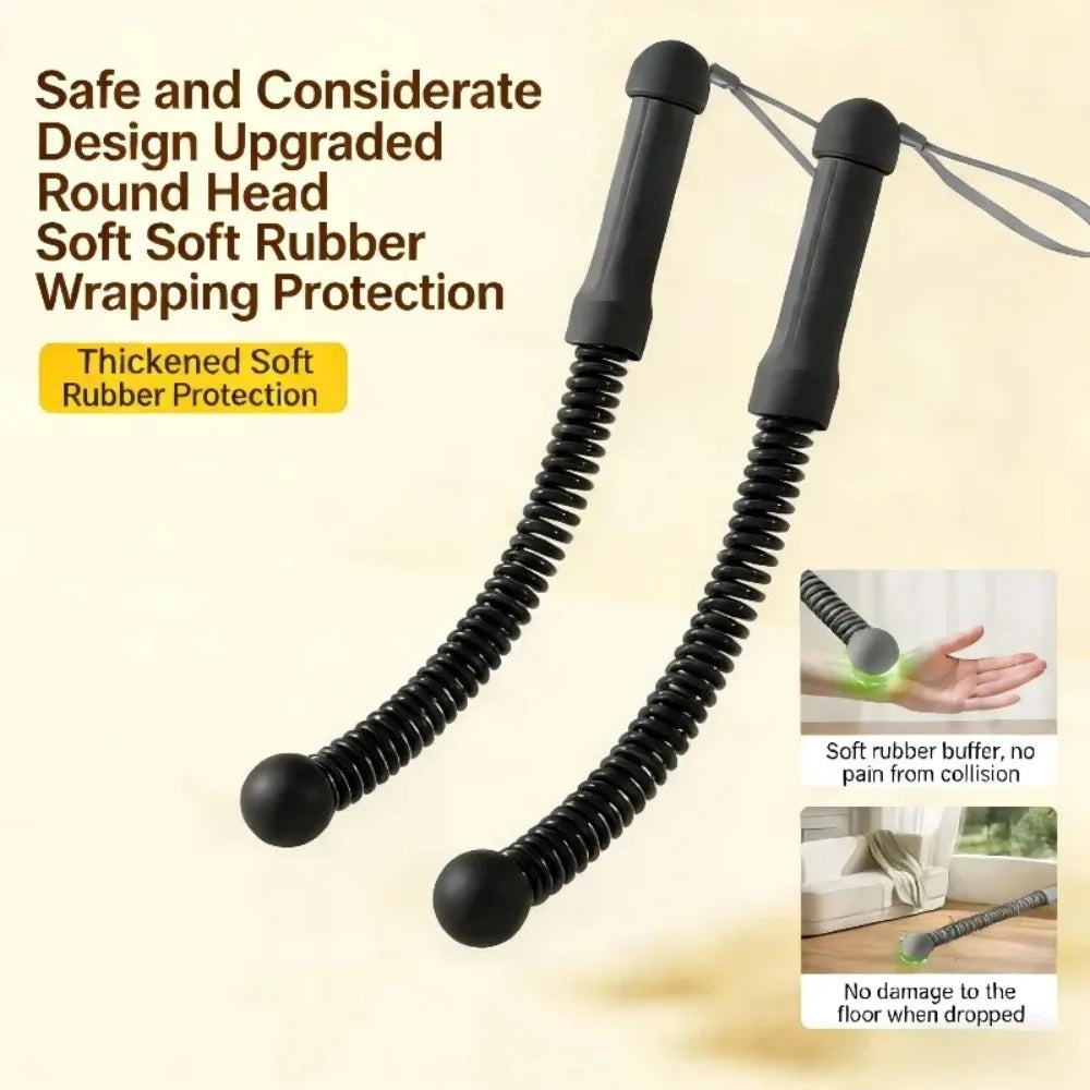 Quiet Weighted Cordless Battle Ropes for Home Gym Strength Training