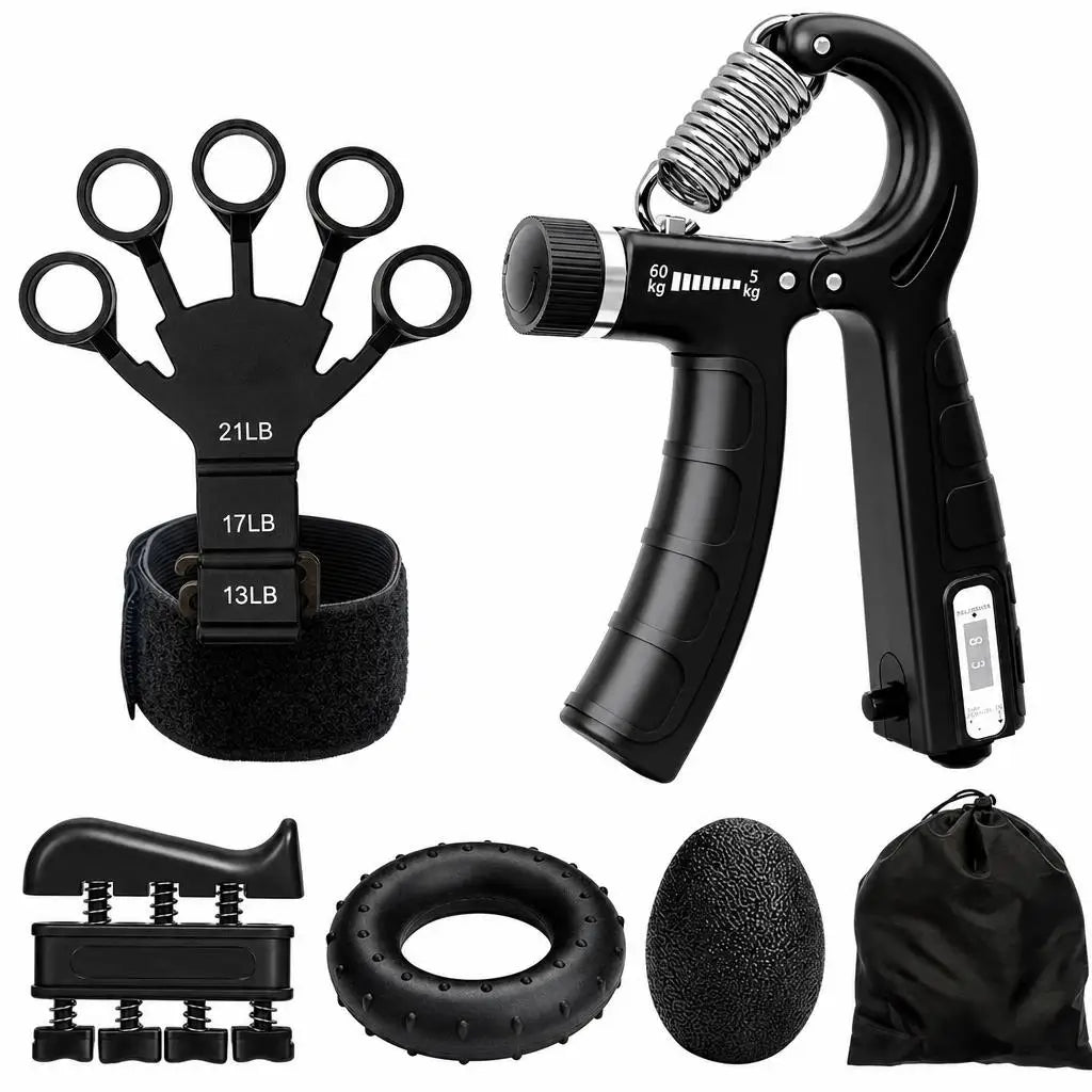 Adjustable Spring Grip Strengthener for Finger Wrist and Forearm Training