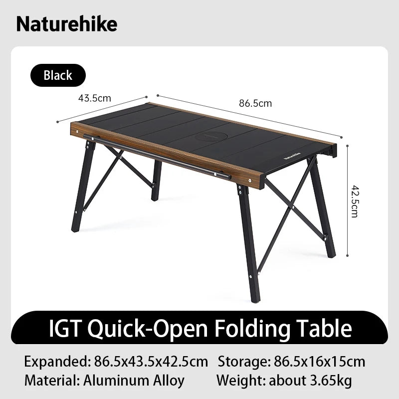 Naturehike Aluminum IGT Outdoor Camping Grill Table