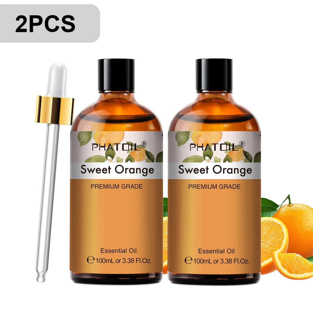 Phatoil Essential Oils Set Vanilla Lavender Sandalwood Lemon Cinnamon