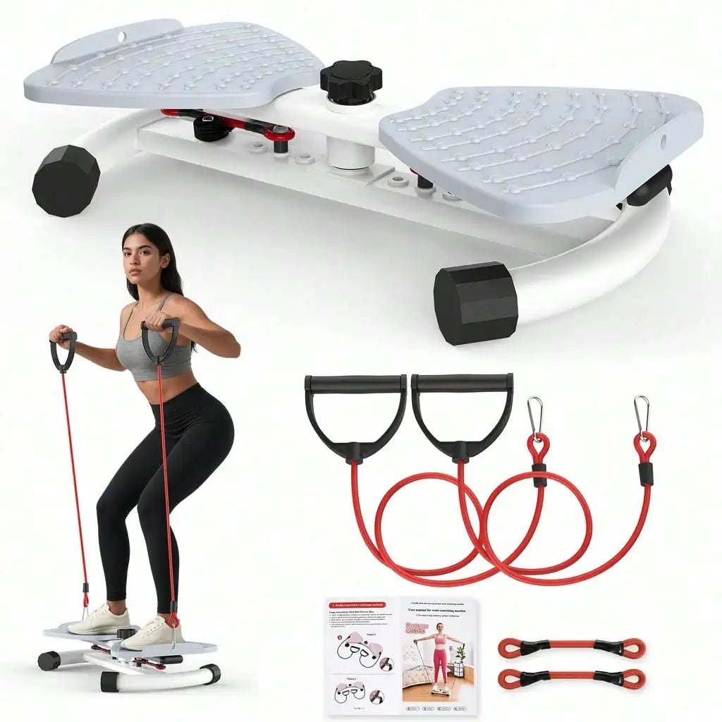 Twist Waist Disc Board With Resistance Bands For Home Fitness