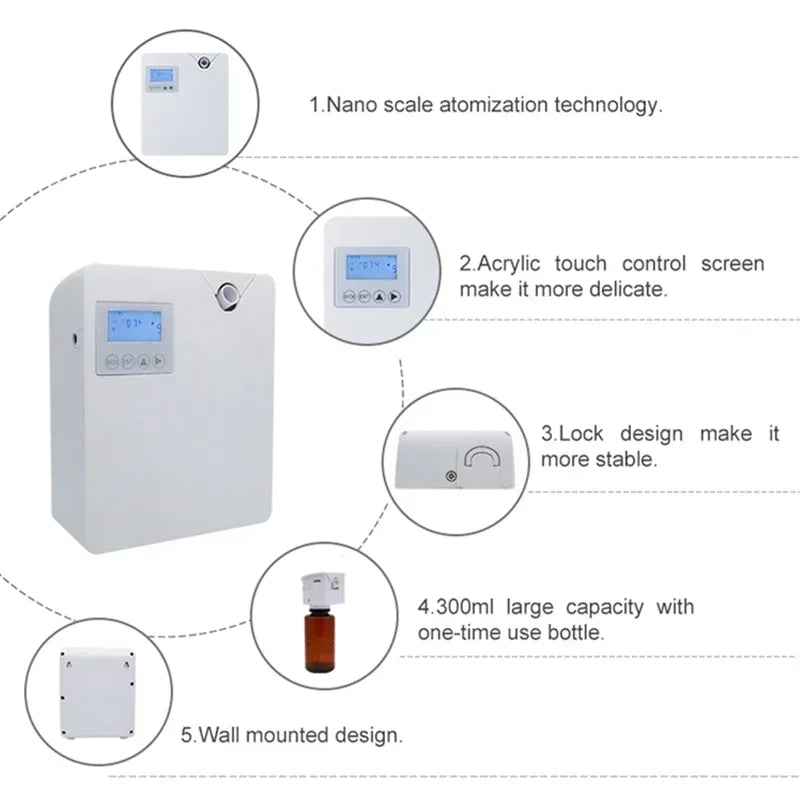 Le Parfum Fasina WiFi Bluetooth Essential Oil Diffuser Timer