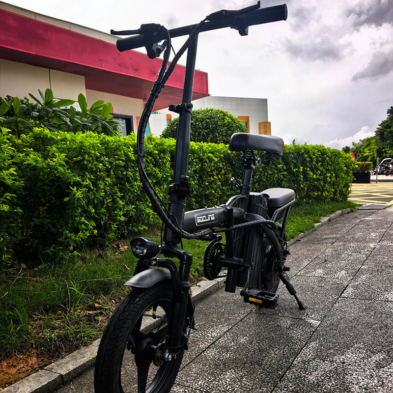 Foldable Electric Commuter Bike With 500W Motor And Detachable Battery