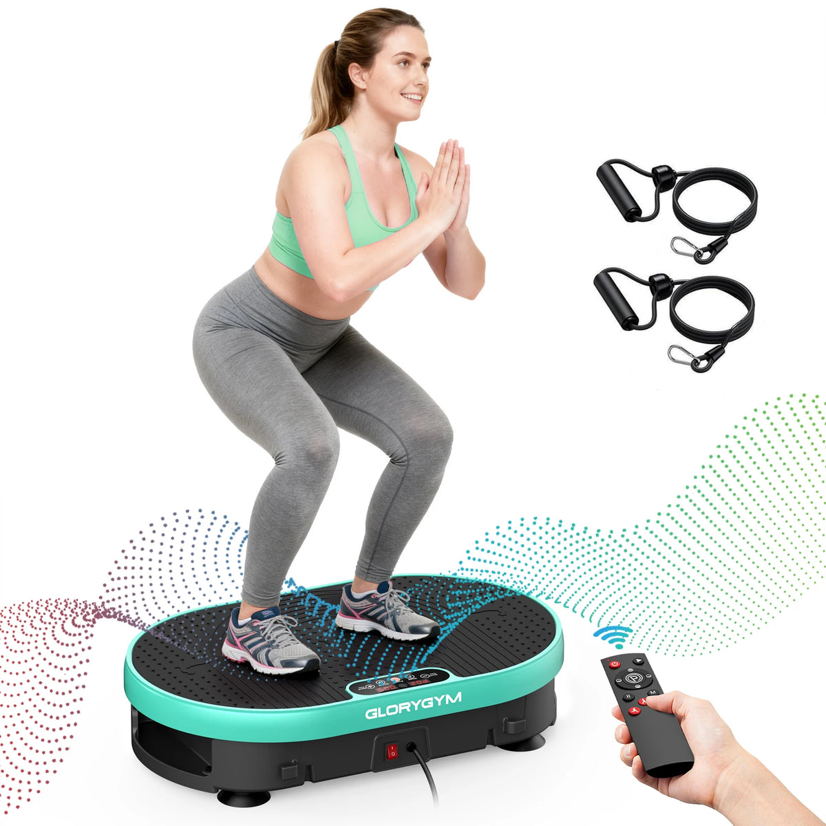 LED Display Whole Body Vibration Plate Exercise Machine Fitness Equipment