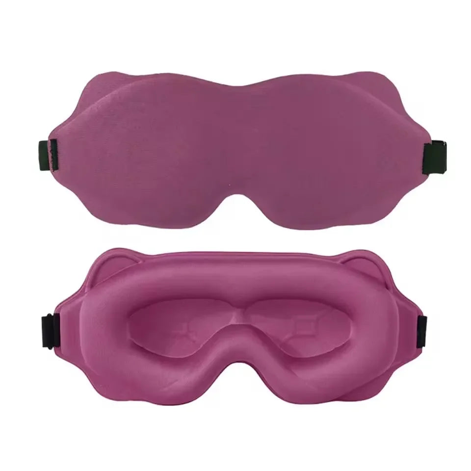 3D Contoured Eye Mask For Sleeping Light Blocking Blindfold