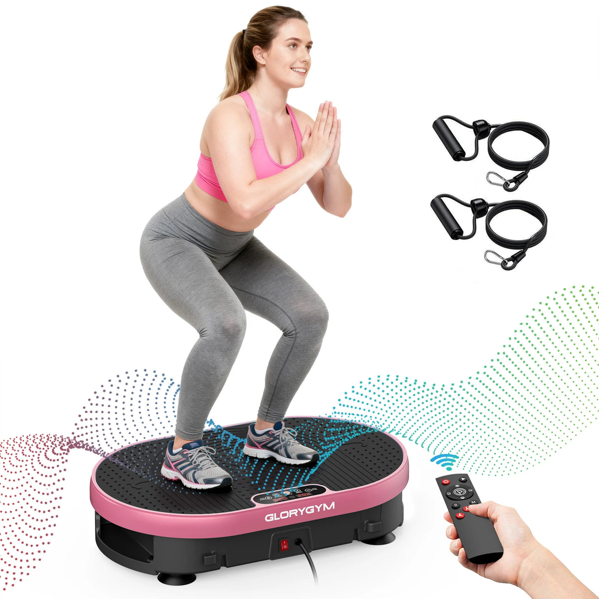 LED Display Whole Body Vibration Plate Exercise Machine Fitness Equipment