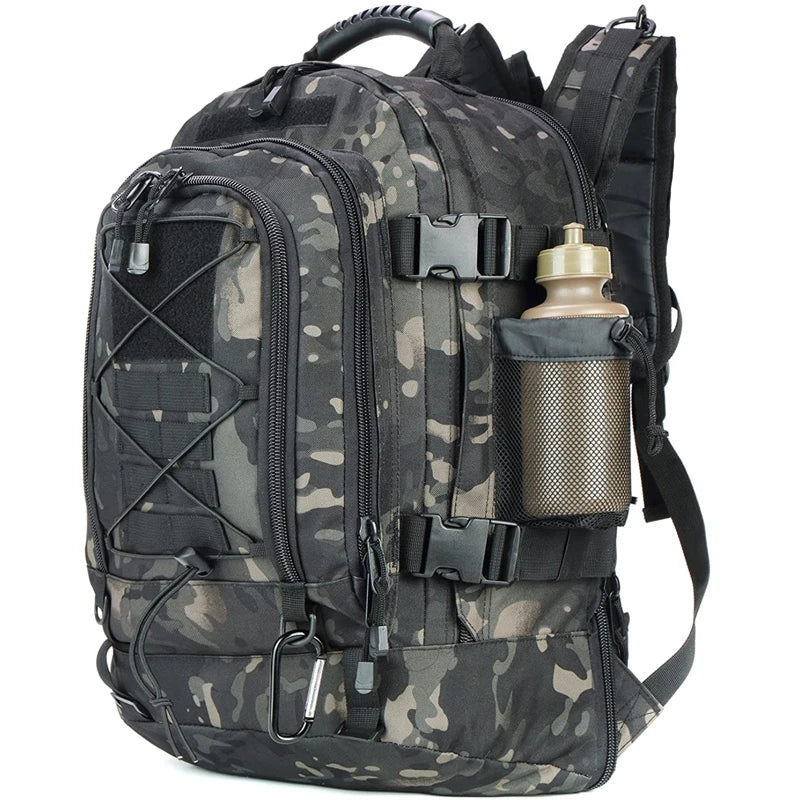 LQARMY Military Tactical MOLLE Backpack for Outdoor Hiking