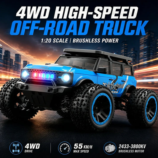ZNLYRION SG201MAX Pro 4WD Remote Control Car With LED Lights
