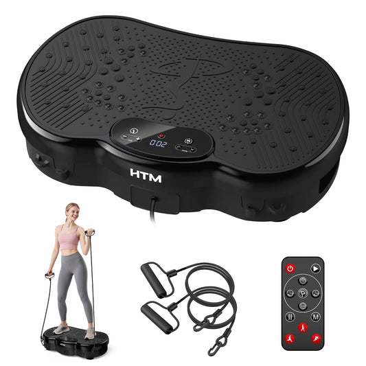 HTM Vibration Plate Fitness Trainer For Whole Body Home Workouts