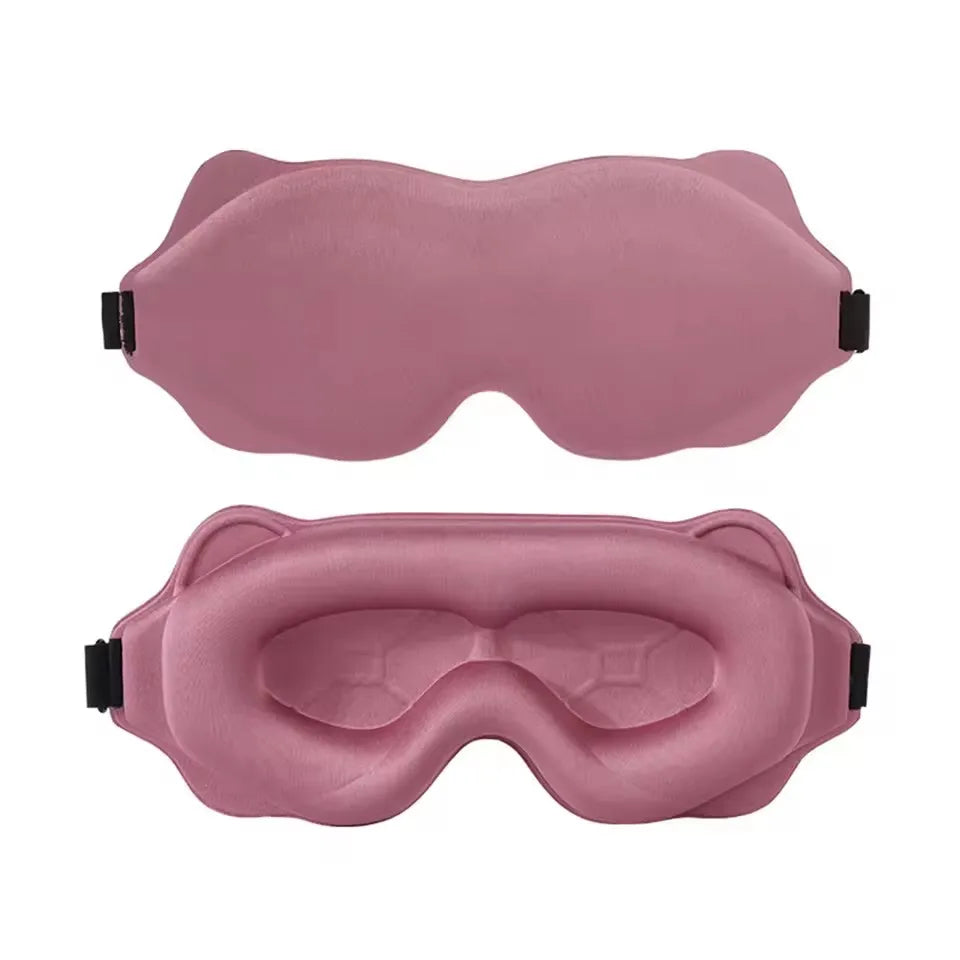 3D Contoured Eye Mask For Sleeping Light Blocking Blindfold