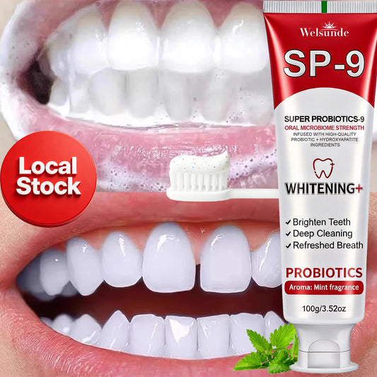 Welsunde Whitening Toothpaste With Probiotics And Hydroxyapatite For Fresh Breath