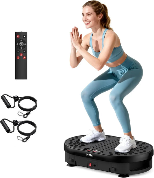 HTM Whole Body Vibration Plate Exercise Machine With Remote Control
