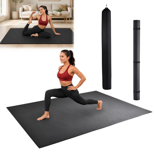 Foldable Double Non Slip Yoga Mat for Family Fitness Workouts