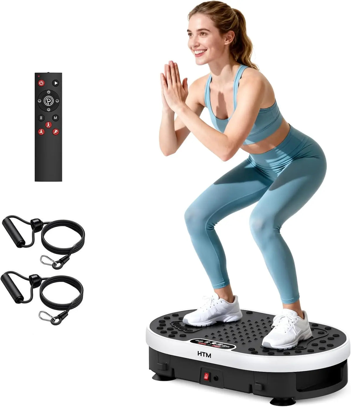 HTM Whole Body Vibration Plate Exercise Machine With Remote Control