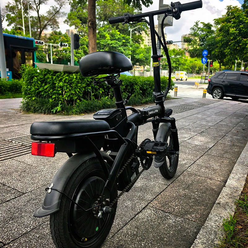 Foldable Electric Commuter Bike With 500W Motor And Detachable Battery