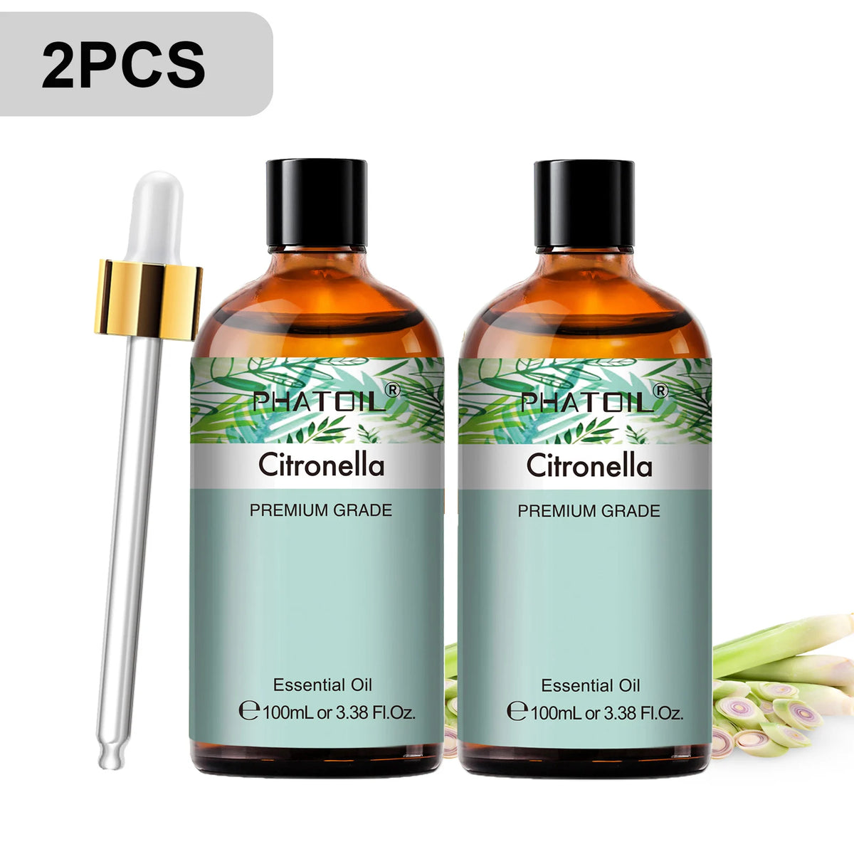 Phatoil Essential Oils Set Vanilla Lavender Sandalwood Lemon Cinnamon