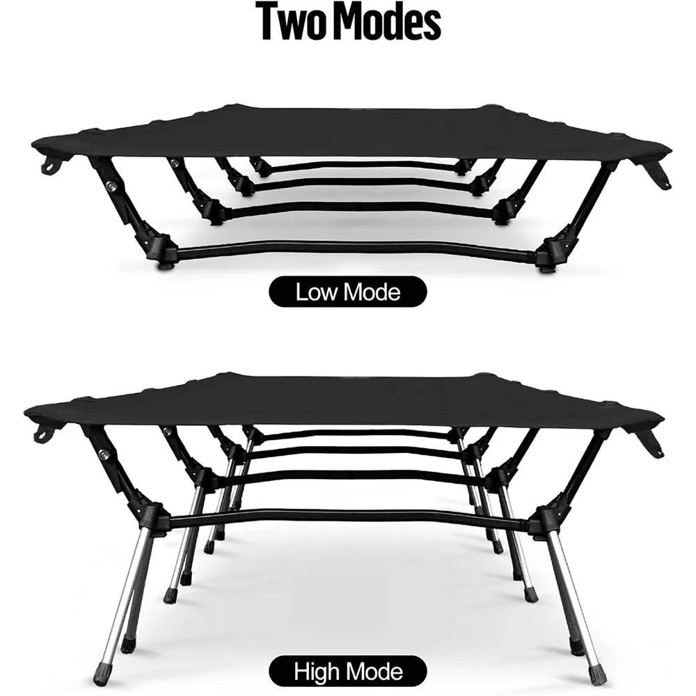 Night Cat Folding Camping Cot for Adults Portable Outdoor Bed