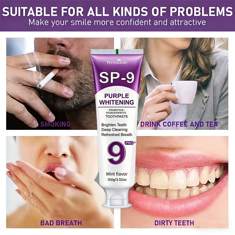 Welsunde Hydroxyapatite Toothpaste For Teeth Whitening And Fresh Breath