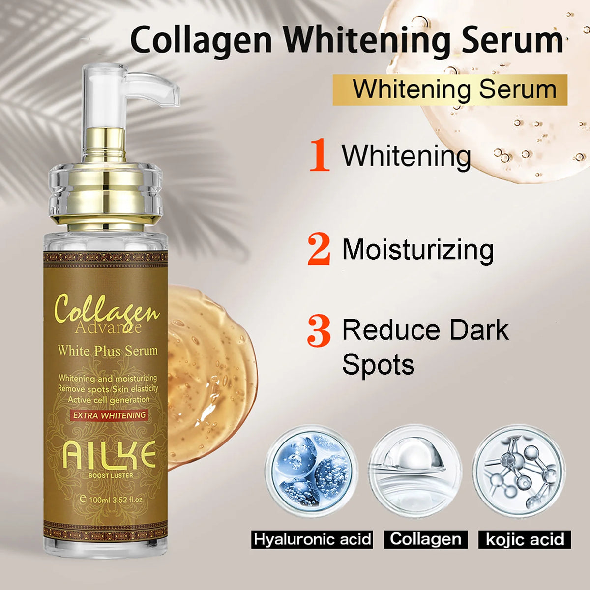 Ailke Whitening Face Serum For Dark Spots And Even Tone