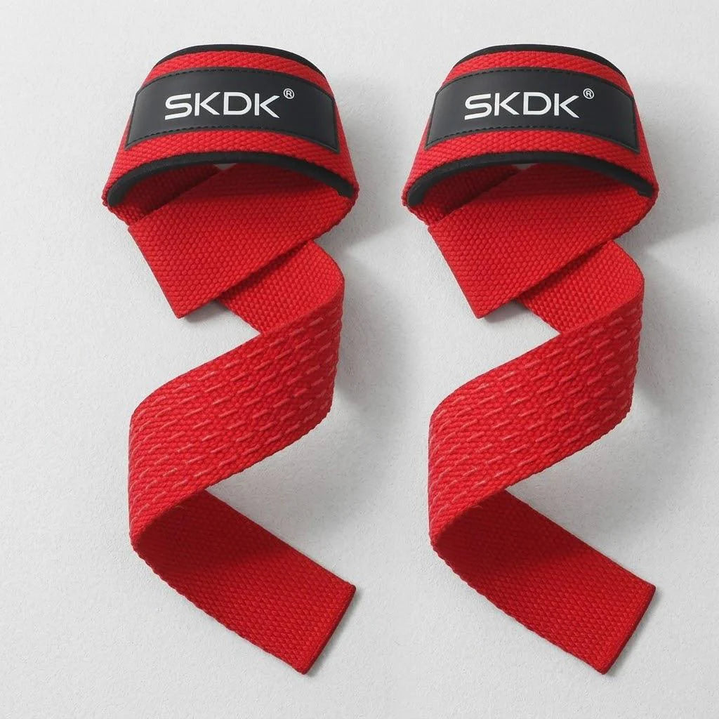 Heavy Duty Padded Wrist Lifting Straps for Weightlifting and Powerlifting