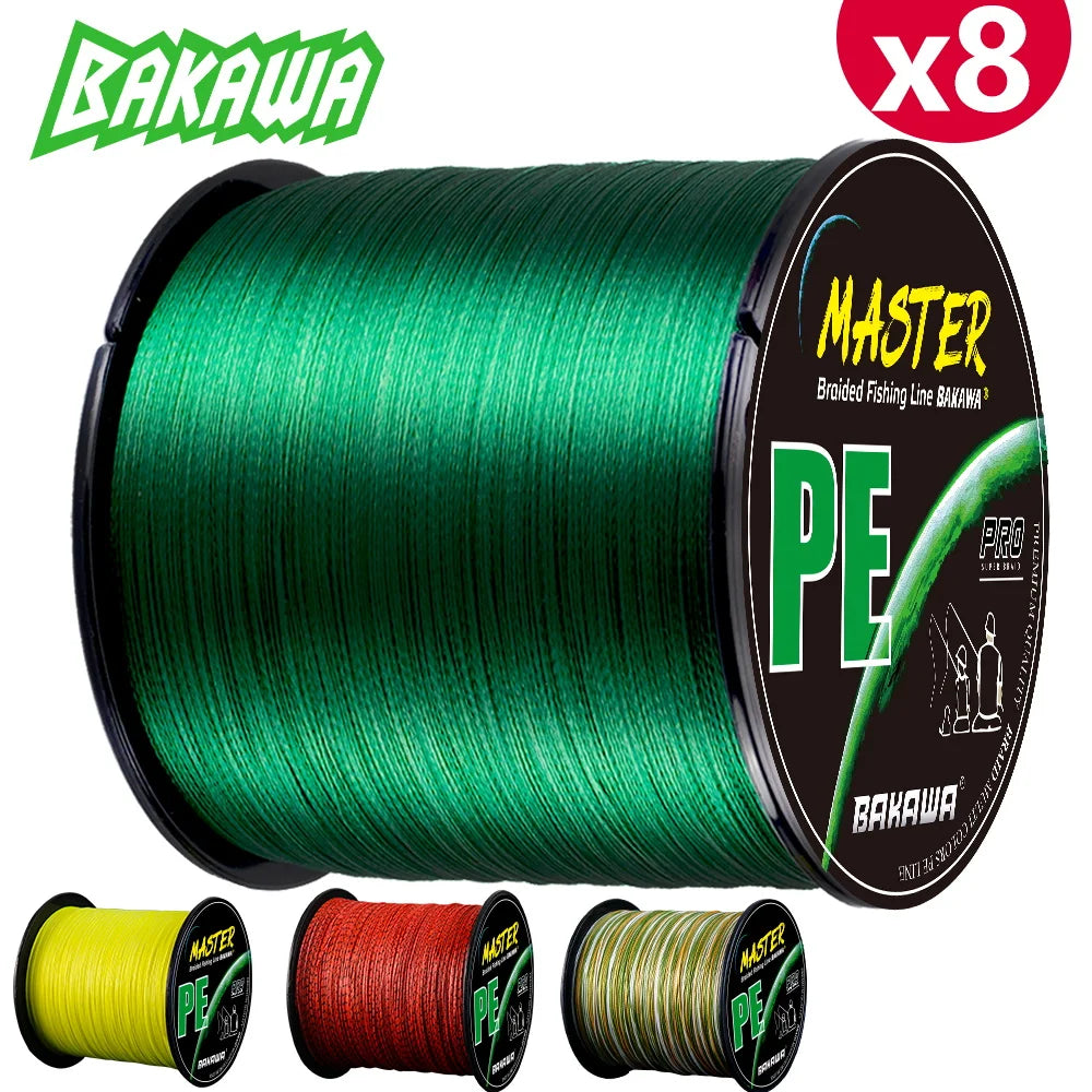 Bakawa Premium Braided Fishing Line For Saltwater Carp Angling