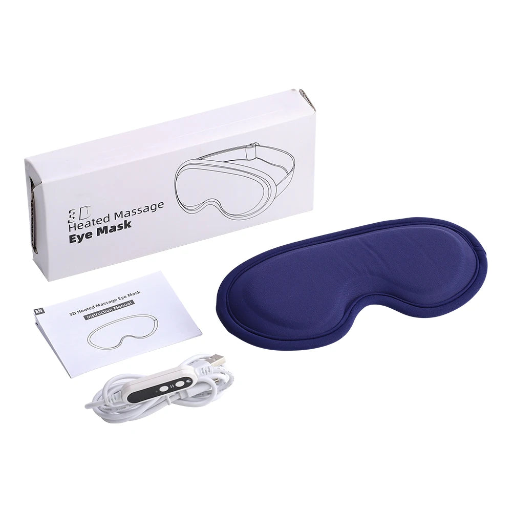 PASTSKY 3D Heated Eye Massager Mask With Smart Timer Control