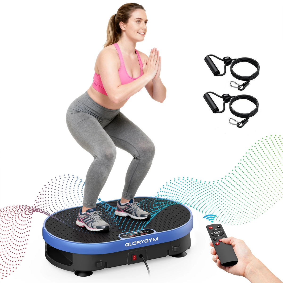 LED Display Whole Body Vibration Plate Exercise Machine Fitness Equipment