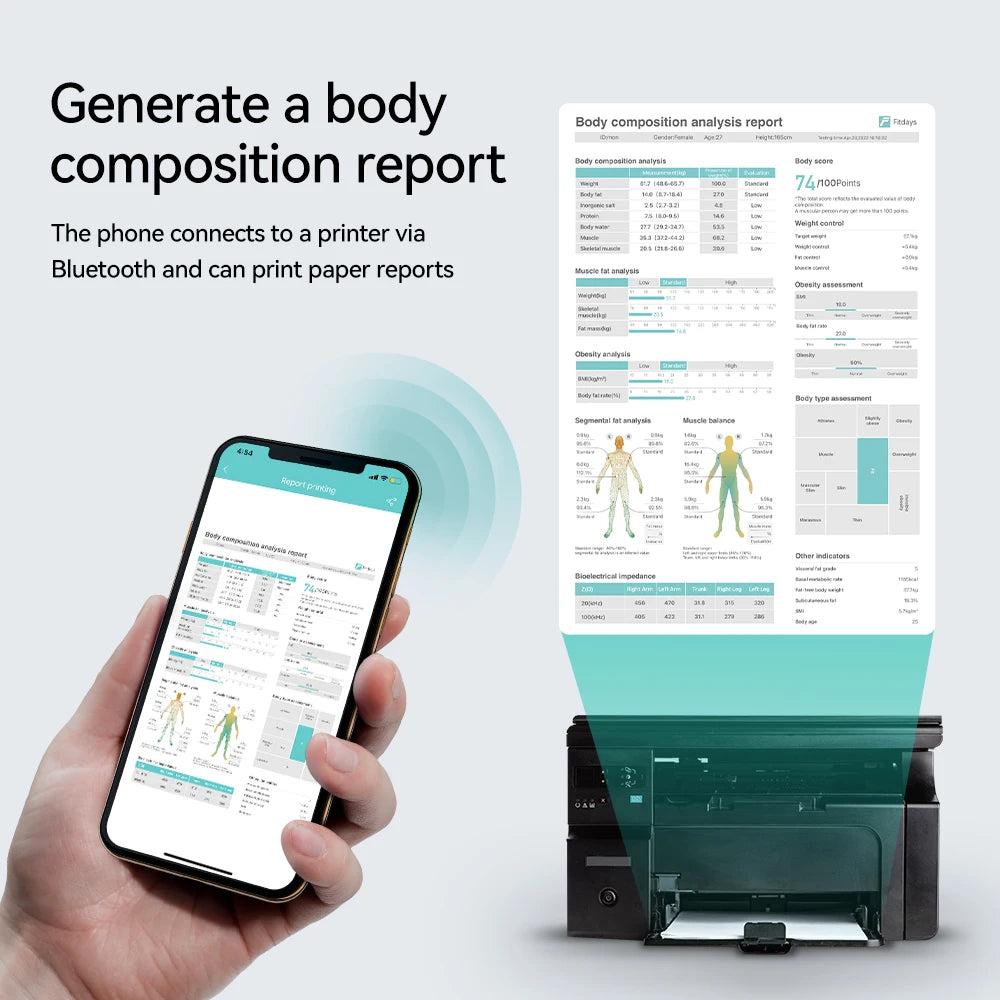 Smart Digital Body Fat Scale With BMI And Muscle Mass