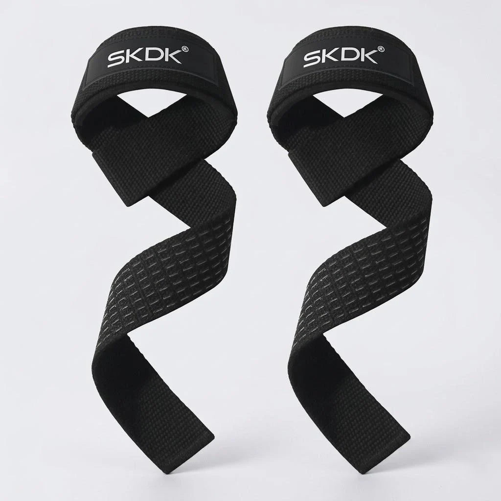 Heavy Duty Padded Wrist Lifting Straps for Weightlifting and Powerlifting