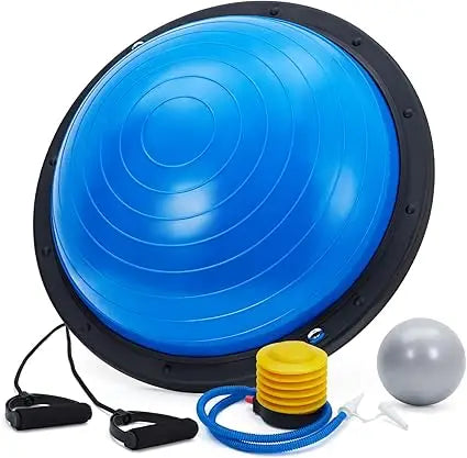 Half Balance Exercise Ball Trainer with Bands and Pump