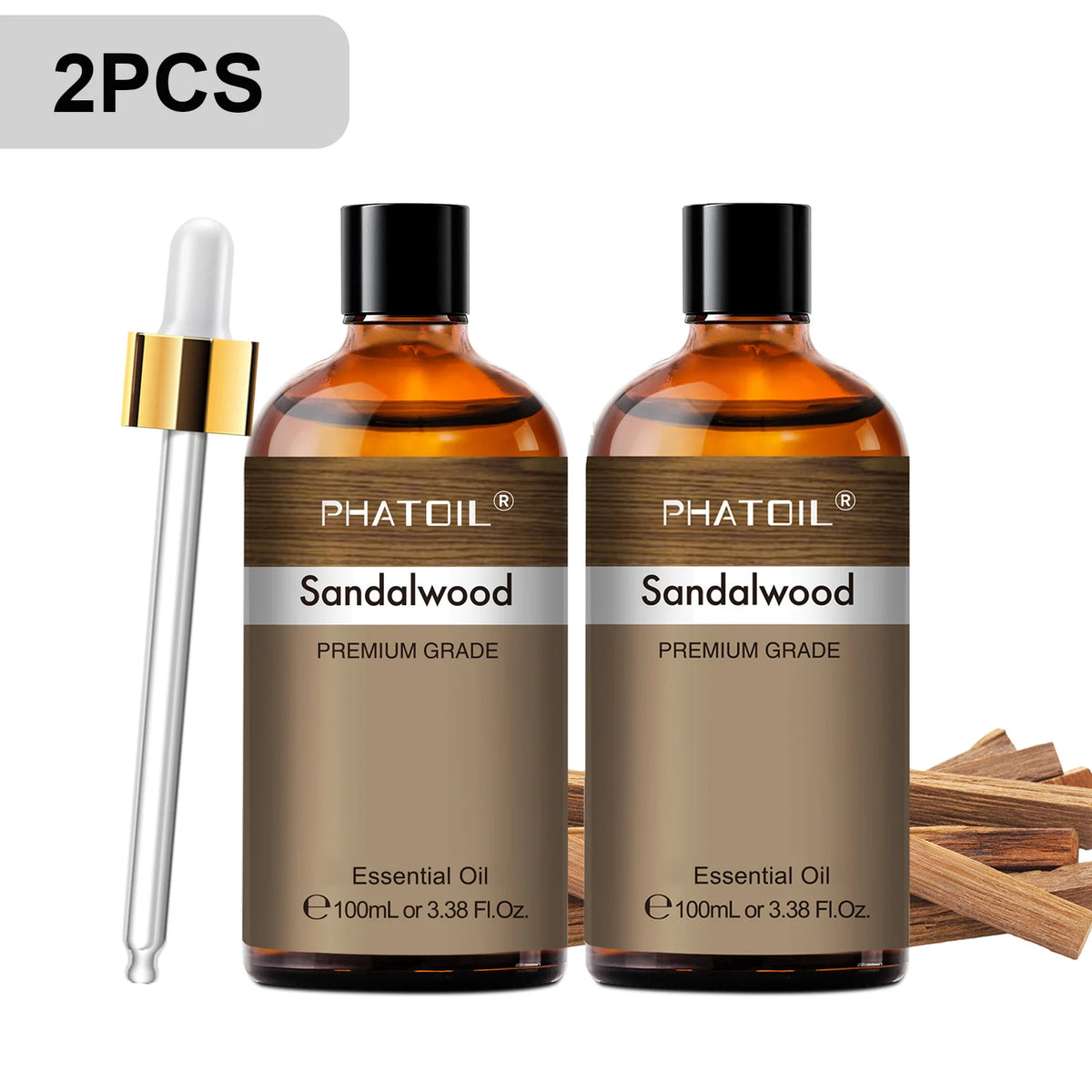 Phatoil Essential Oils Set Vanilla Lavender Sandalwood Lemon Cinnamon