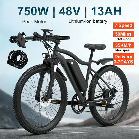 Toofly Electric Mountain Bike With 500W Motor And Removable Battery