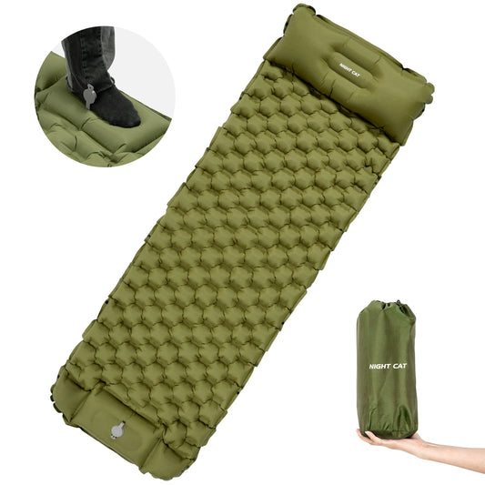 Waterproof Insulated Camping Air Mattress With Inflator Pump