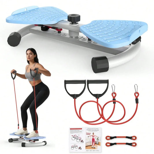 Twist Waist Disc Board With Resistance Bands For Home Fitness