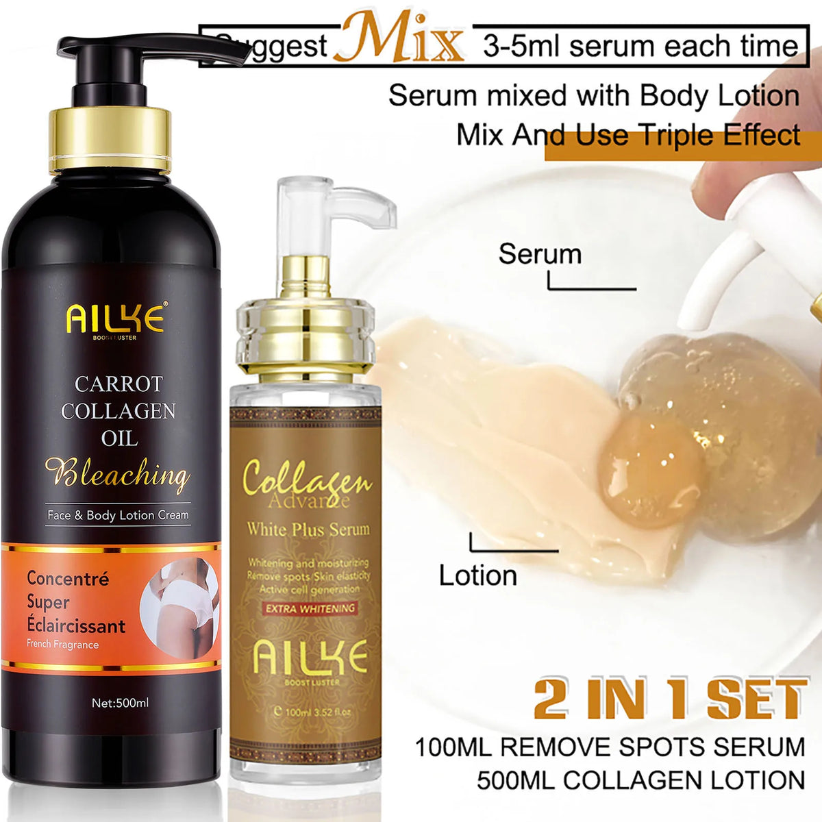 Ailke Whitening Face Serum For Dark Spots And Even Tone