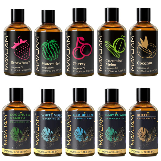 MAYJAM Aromatherapy Fragrance Oils for Diffusers and Candle Making
