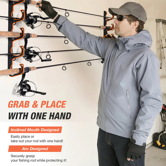Ghosthorn Adjustable Portable Fishing Rod Holder for Boats and Kayaks