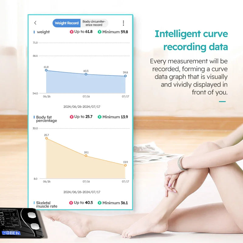 LED Digital Body Fat Scale For Weight And Health Monitoring