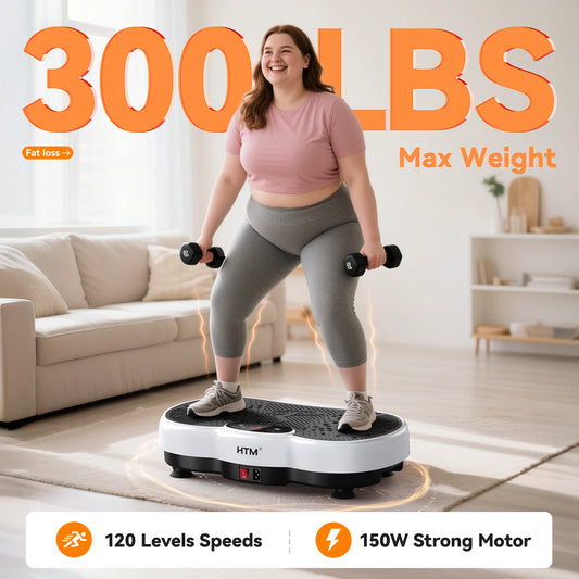Full Body Vibration Exercise Plate Machine With Adjustable Speed