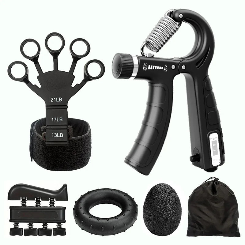 Adjustable Spring Grip Strengthener for Finger Wrist and Forearm Training