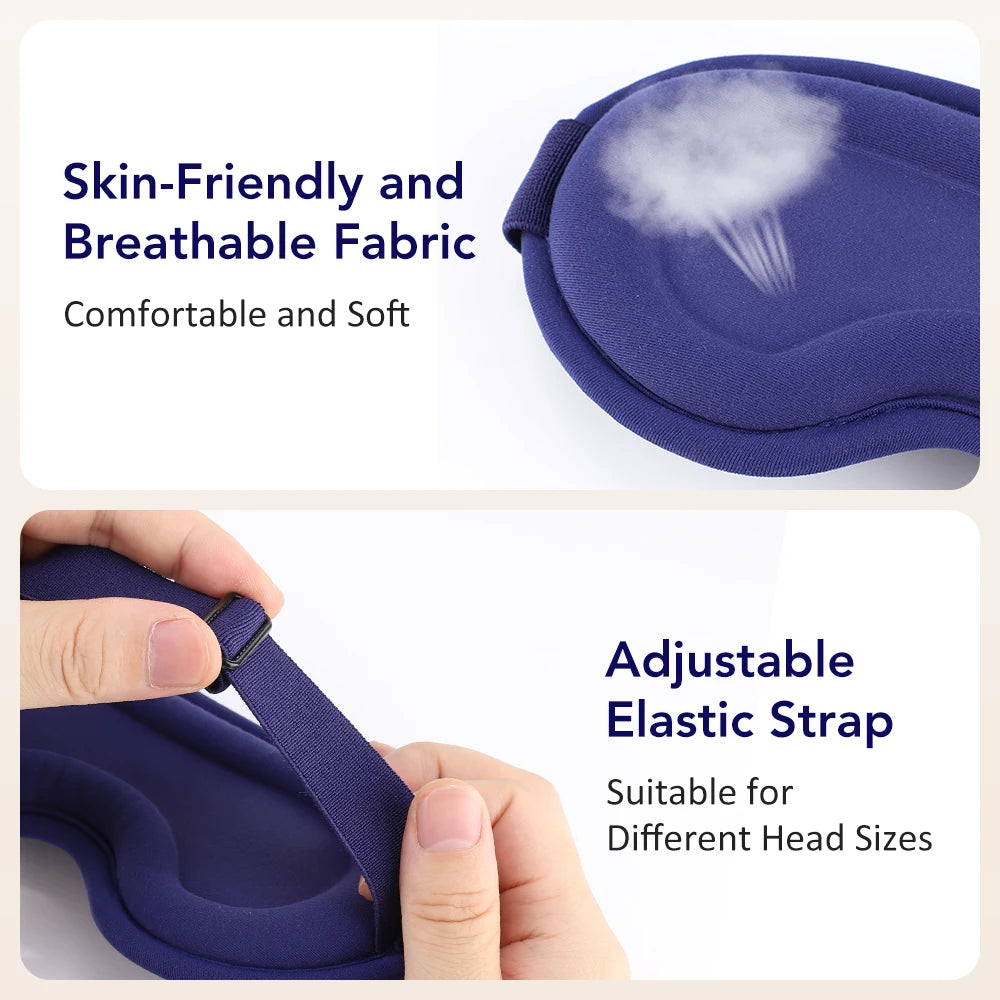 PASTSKY 3D Heated Eye Massager Mask With Smart Timer Control