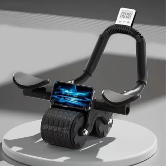 Automatic Rebound Ab Roller Wheel With Knee Mat And Handles